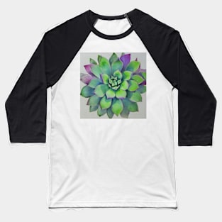 Watercolor succulent Baseball T-Shirt